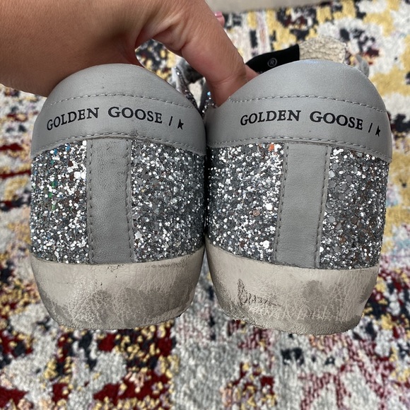 Golden Goose Superstar silver glitter 39 - Picture 8 of 11